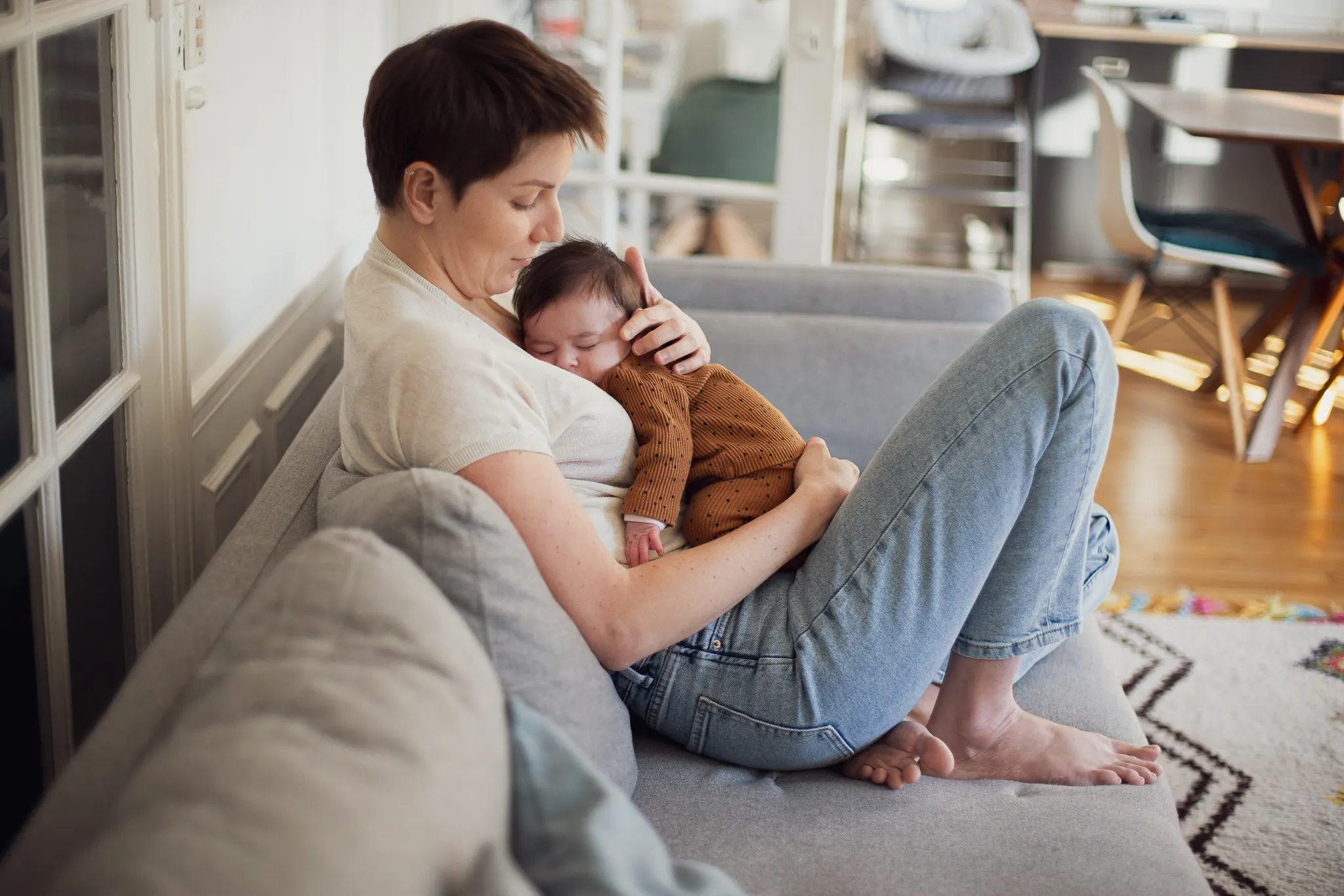 Séance naissance à domicile