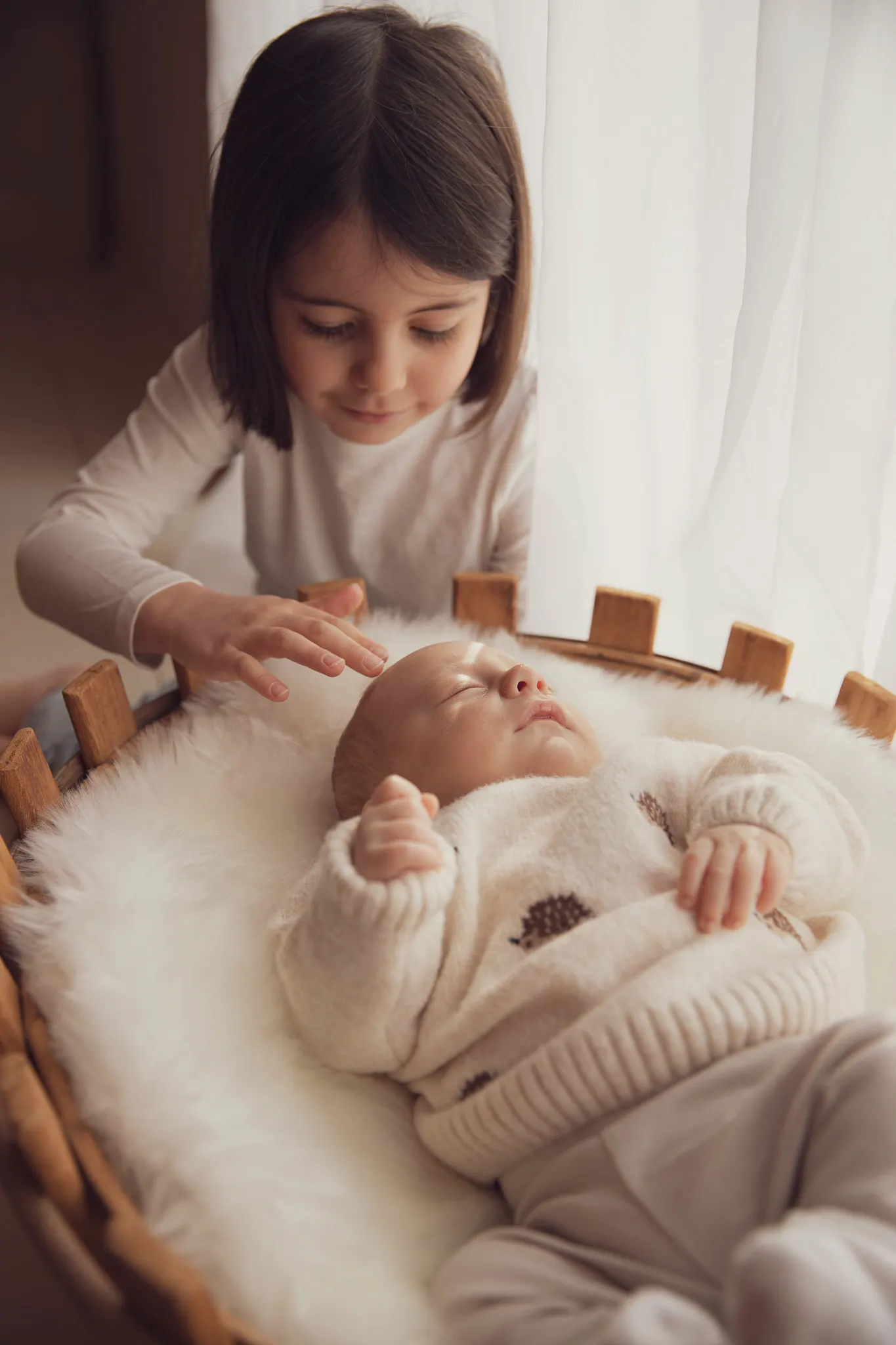 Séance naissance en home studio